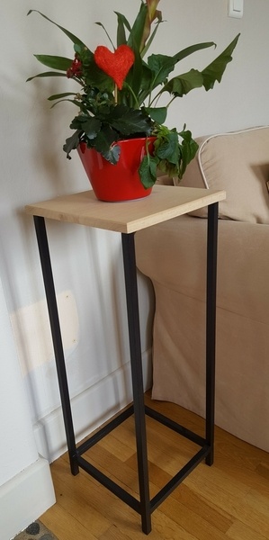 Sellette haute en bois