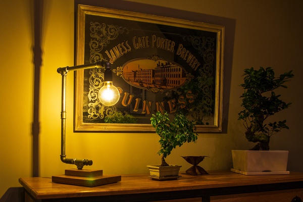 Lampe Bois - Métal DIY