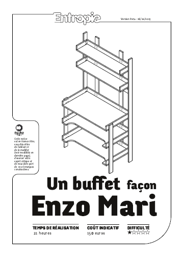 Un buffet façon Enzo Mari
