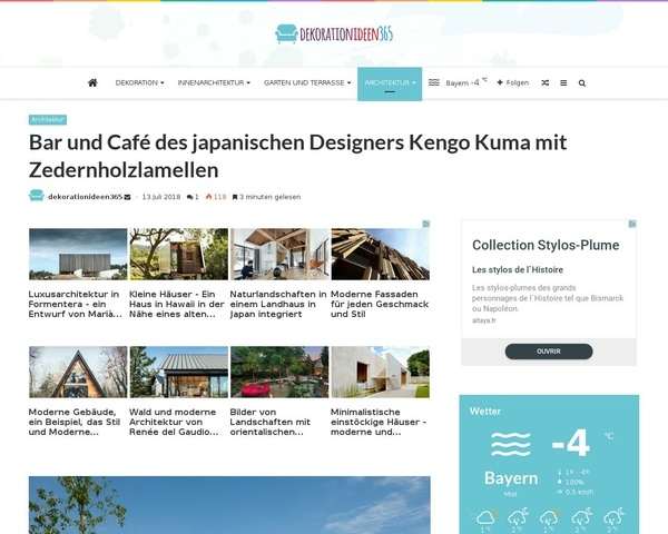 Charpente Japonaise en forme d'arbre par Kengo Kuma