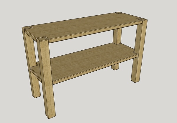 Console bout de canapé