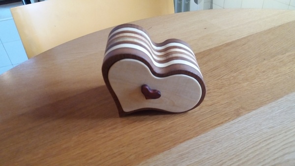 Boîte à bijoux cœur