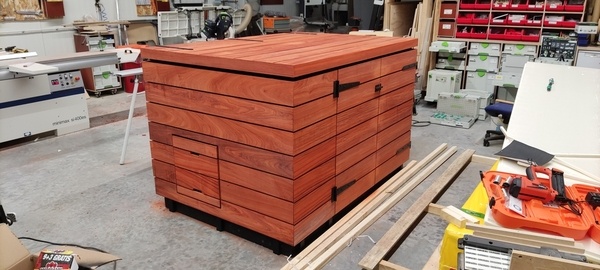 Cache pour technique Piscine