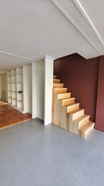 Escalier en frêne