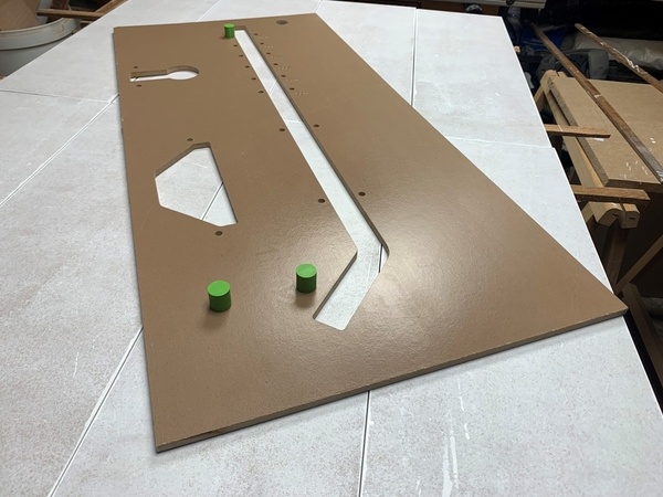 Gabarit raccord plan de travail