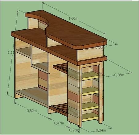 Bar et plan de travail