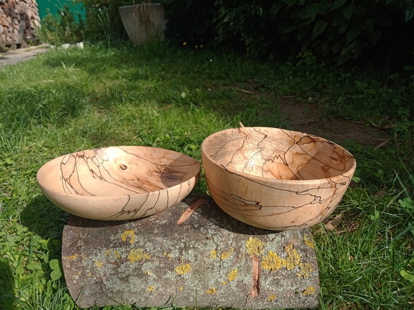 Érable échaudé, bols