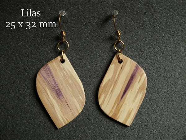 Boucles d'oreille en lilas