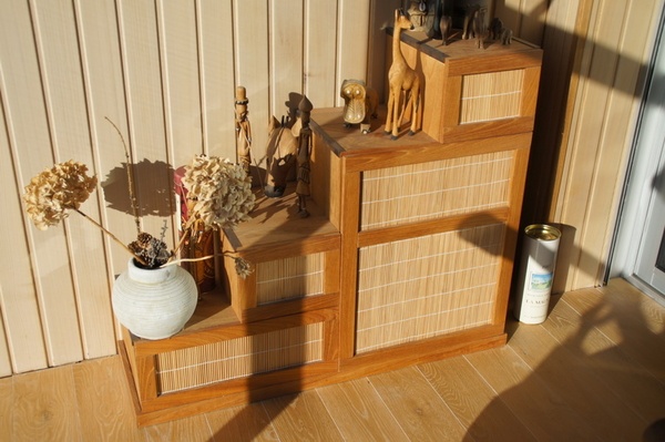 Meuble escalier en teck