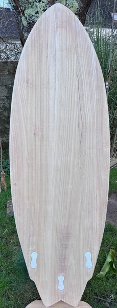 Surfboard hollow paulownia fish 5'10" x 20"1/4 x 2"
