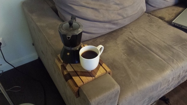 Tablette pour acoudoirs de canape