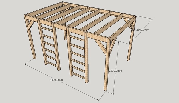 Mezzanine 2.50M X 4.10M