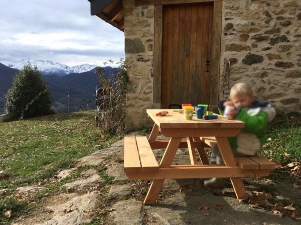 Table de pique-nique enfant