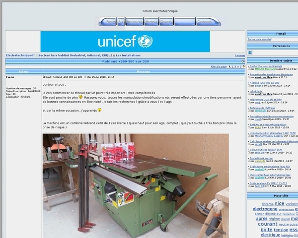 Changement d'un combiné Robland Tri en mono