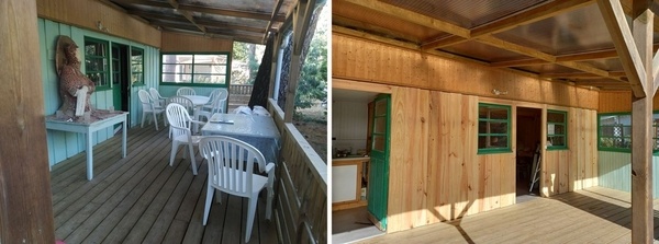 Restauration d'un bungalow en bord de mer