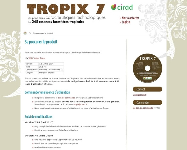 Tropix 7 du Cirad
