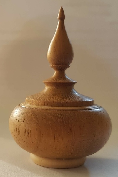 3 petites boites au tour à bois