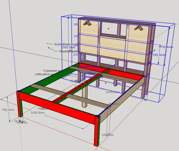 Plan de lit-En cours de travail