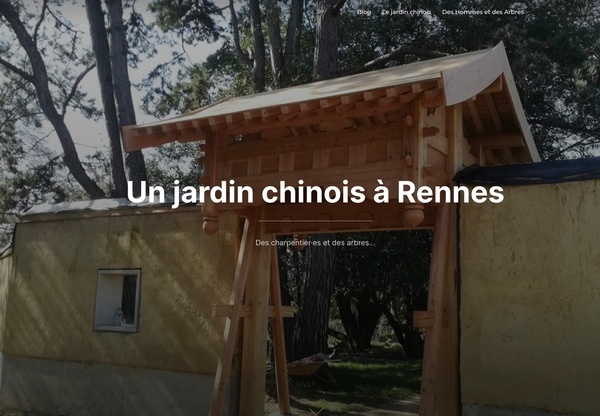 Construction d'un jardin chinois à Rennes