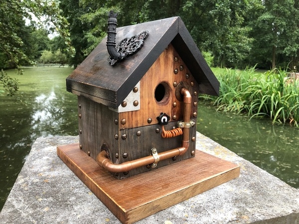 Nichoir à Mésange bleue SteamPunk