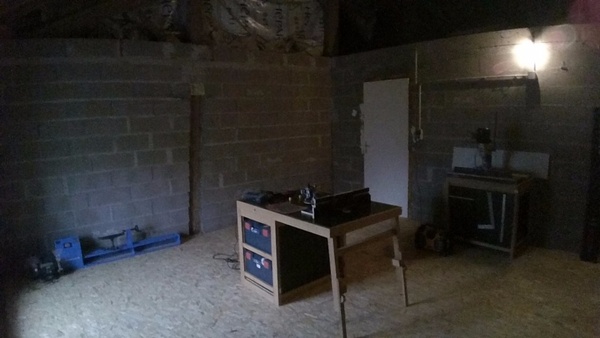 Agrandissement de mon atelier