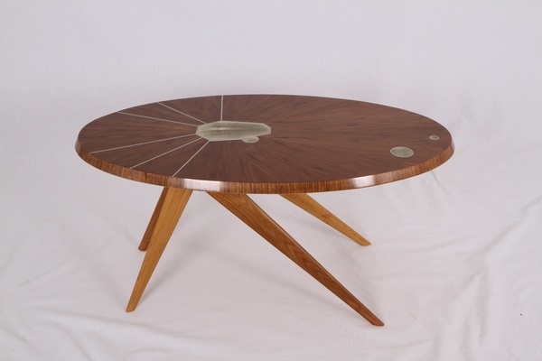 Table basse ellipse.