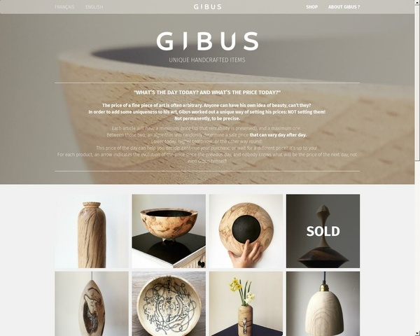 Gibus, tourneur sur bois