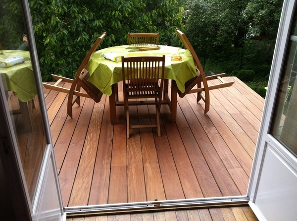 Terrasse bois à Combs La Ville