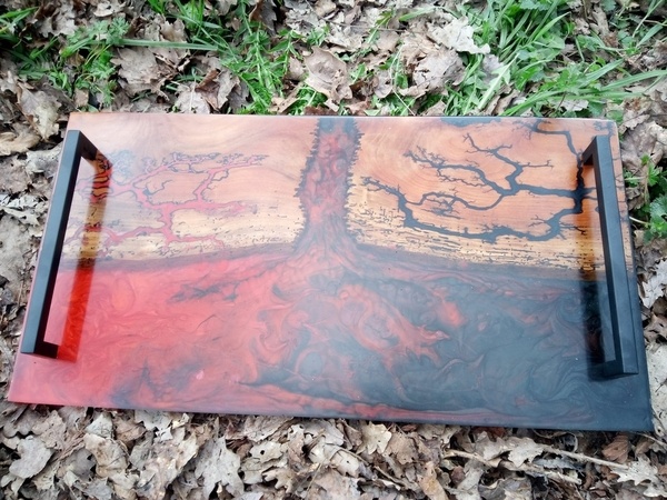 Plateau "volcan yin yang"