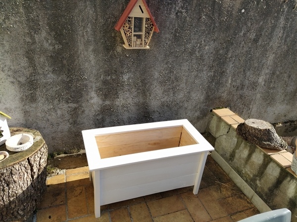 Jardinière bois de palette