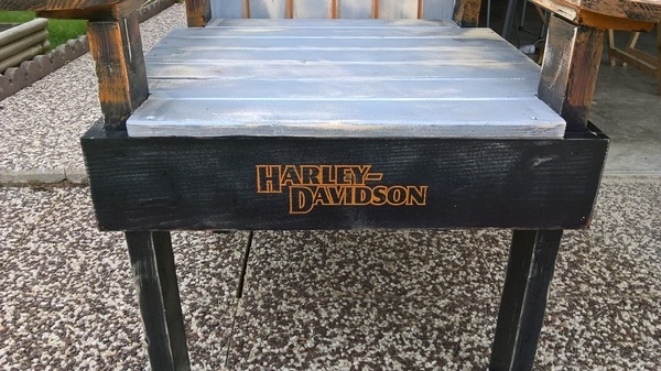 Fauteuil inspiration Harley Davidson