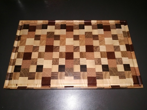 Planche a découper en bois de bout