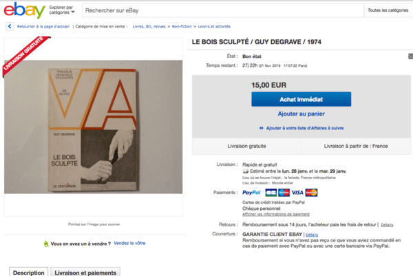 Futurs boiseux en sculpture annonce a ne pas rater