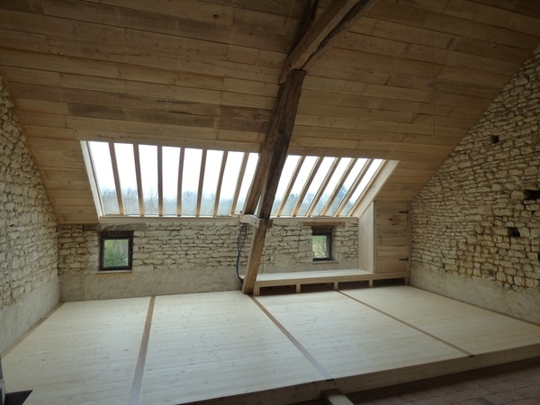 Parquet pin et chêne