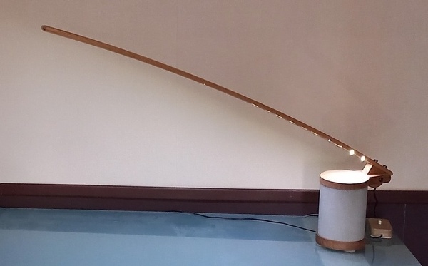 3° Lampe en latte de sommier