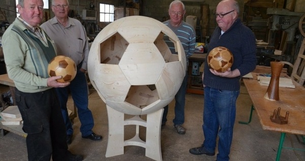 Petit rappel du montage d'usinage d'un ballon en bois