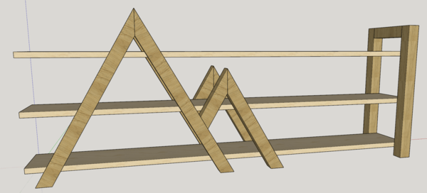 Une bibliothèque "montagne"