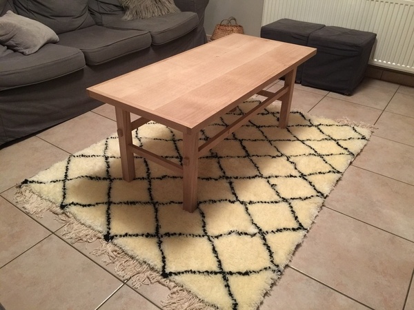 Table de salon en chêne