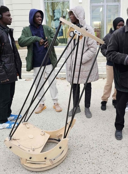 Télescope 300 réalisé par les étudiants de l'IUT du Creusot
