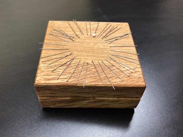 Porte épingles magnétique (version sans tour à bois)