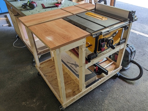 #mochemaispratique Scie sous table mobile