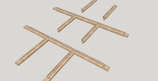 Assemblages pour petit bois