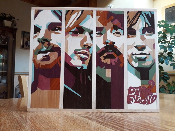 Marqueterie Pink Floyd