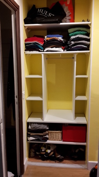 Ré-agencement armoire encastrée