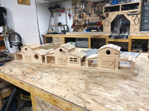 Nichoirs "Grange" (et mangeoire)