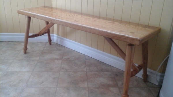 Petits banc en chêne.