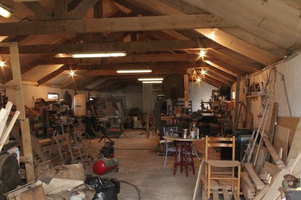 Quelques jours après la pose des machines.... ça traine encore un peu partout !