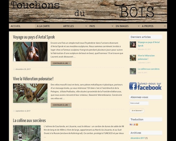 Blog : Travail du bois à travers le monde