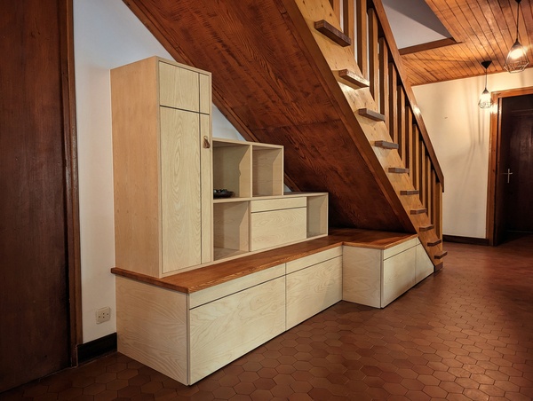 Aménagement sous Escalier