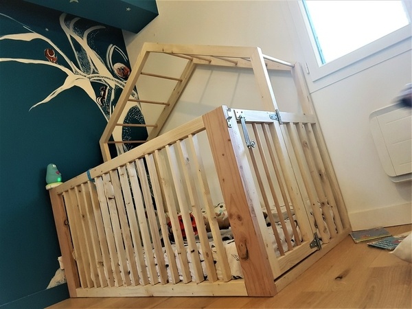 Lit Cabane d'Assistant